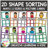 2D Shape Sorting Mats & Shape Cards