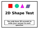 2D Shape Test