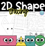2D Shape Tracing Worksheets