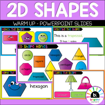 Preview of 2D Shape Warm Up PowerPoint