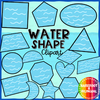 Preview of 2D Shape Water Clipart