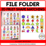 2D Shape matching file folder activity