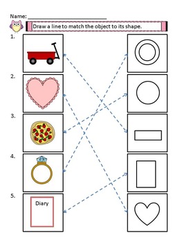 2 Dimensional Shapes Worksheets, 2D Shape Coloring Page Kindergarten
