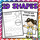 2D Shapes Worksheets