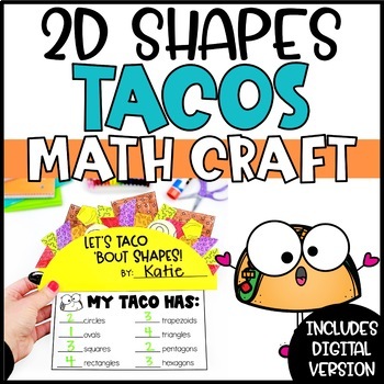 Preview of 2D Shapes Activities | 2D Shape Craft Tacos