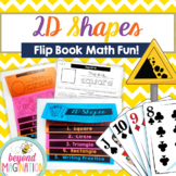 2D Shapes Activities | Flip book | Math | Common Core | No