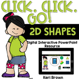 2D Shapes Activity Slides Math Center - Click Click Go!