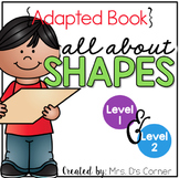 2D Shapes Adapted Books ( Level 1 and Level 2 )
