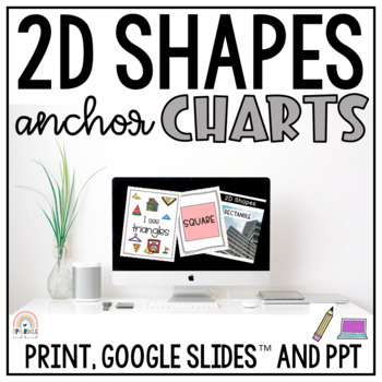 Preview of 2D Shapes Anchor Charts PRINTABLE & DIGITAL