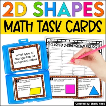 Preview of 2D Shapes Attributes Activities | Classifying 2 Dimensional Shapes