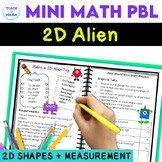 2D Shapes Attributes Real World Mini Math Worksheets | Math Project 3rd 4th 5th
