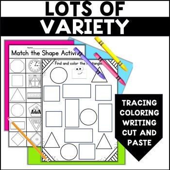 2d shapes worksheets by ready set learn teachers pay teachers