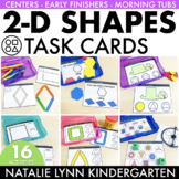 2D Shapes Centers and Activities | Kindergarten Math Task Cards