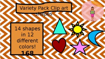 Preview of 2D Shapes Clip Art Variety Pack