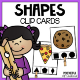 2D Shapes Clip Cards