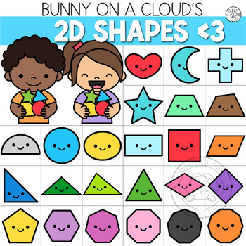 Button Shapes Clipart by Bunny On A Cloud by Bunny On A Cloud