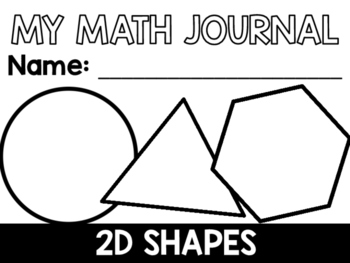 Download 2D Shapes Color, Cut, and Paste Math Journal for Special Education