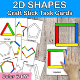2D Shapes |  Craft Sticks Shape Activity  | Morning Tubs |