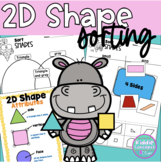 2D Shapes Cut and Paste Worksheets