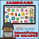2D Shapes Digital Google JamBoard Activity! FUN & Engaging