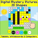 2D Shapes Game - Interactive Digital Mystery Pictures - Sp