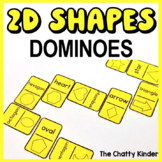 2D Shapes Dominoes | Kindergarten Domino Centers