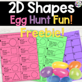 2D Shapes Easter Egg Hunt Fun FREEBIE!