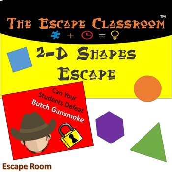 Preview of 2D Shapes Escape Room | The Escape Classroom