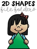 2D Shapes File Folder Tasks