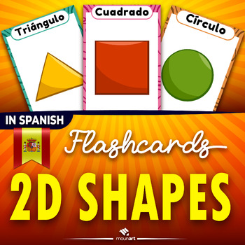 2D Shapes in English and Spanish - Figuras 2D en Espanol y Ingles