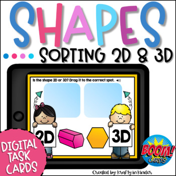 Preview of 2D Shapes Game BOOM Cards Shape Matching