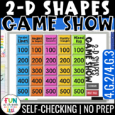 2D Shapes Game Show - 4th Grade Math Review Game 4.G.2 - 4.G.3