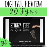 2D Shapes Game - Stinky Feet Math Game for 5th Grade