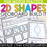 2D Shapes Geoboard Mats Shape Building Preschool Pre-K Kin