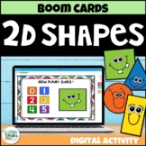 2D Shapes Geometry Digital Self-Checking BOOM Cards - Math