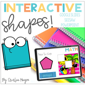 Preview of 2D Shapes Google Slides Seesaw PowerPoint