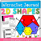 2D Shapes Interactive Journal (Kindergarten & 1st Grade)