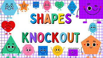 Preview of 2D Shapes Knockout - Math Brain Break Game - Geometry