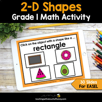 Preview of 2D Shapes Math Activity | Grade 1 Math Practice | Morning Work