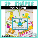 2D Shapes Craft | Shapes Math Craft - Shape Project
