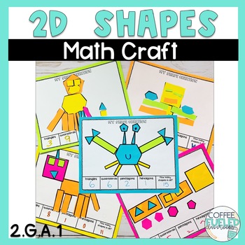 Preview of 2D Shapes Craft | Shapes Math Craft - Shape Project