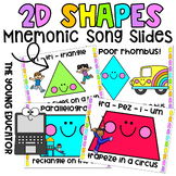 2D Shapes Mnemonic Song Slides