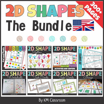 Preview of 2D Shapes NO PREP BUNDLE {+British version}