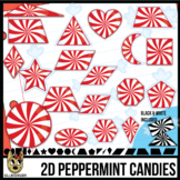 2D Shapes: Peppermint Candies | Christmas Candy