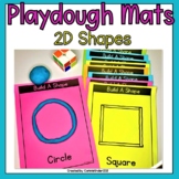 2D Shapes Playdough Mats Kindergarten-Grade 1