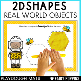 2D Shapes Playdough Mats - Real World Objects