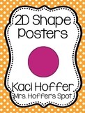 2D Shapes Poster {Little Polka Dots}