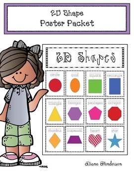 Free 2d Shapes Posters By Teach With Me Teachers Pay Teachers