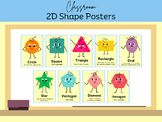 2D Shapes Posters | Shapes Pictures Activity Preschool Mat