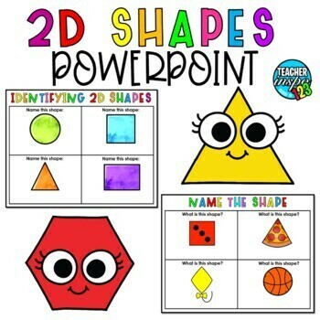 Preview of 2D Shapes Unit Worksheets for Preschool, Pre-K and Kindergarten Centers